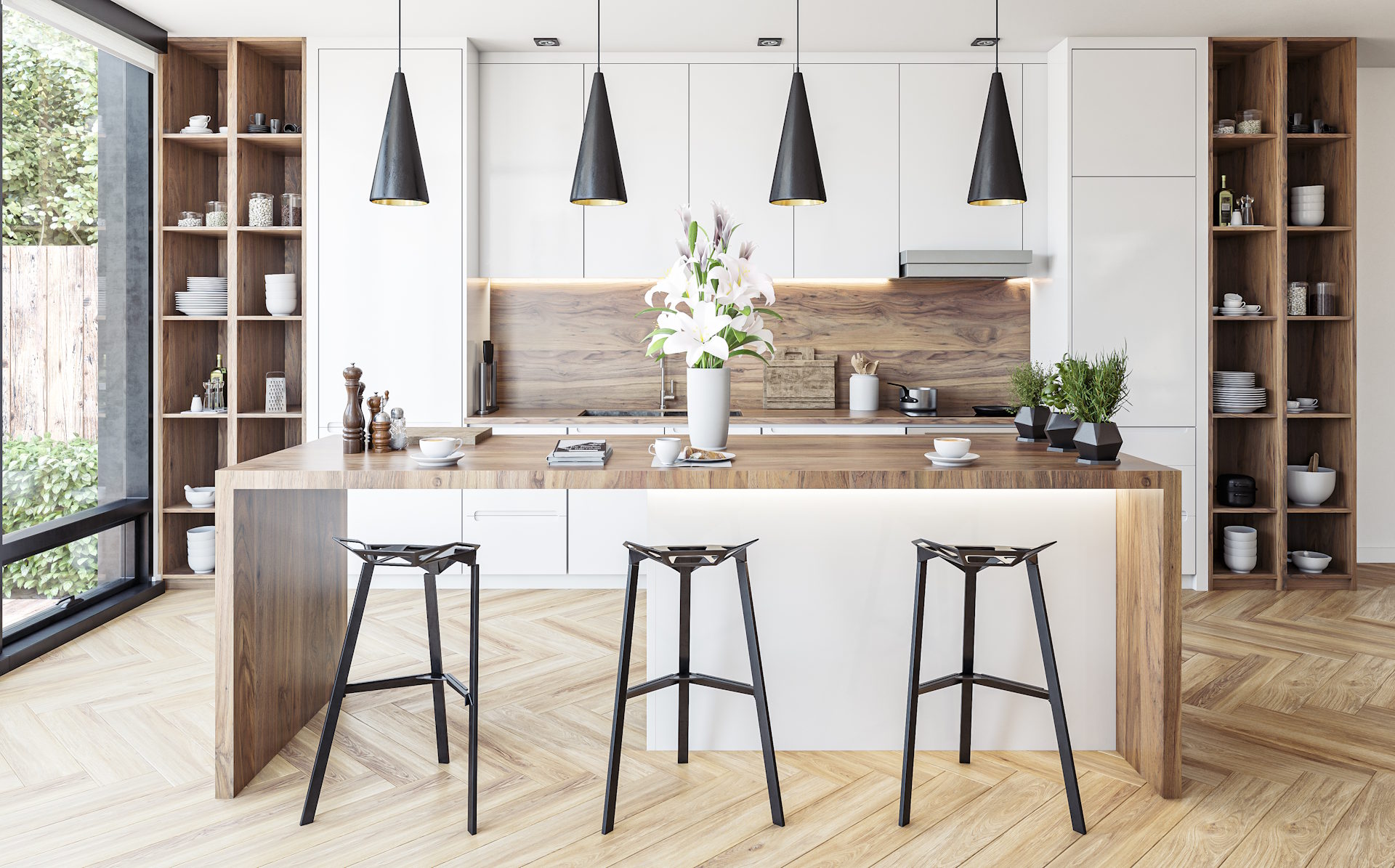 Ein Parkettboden überzeugt durch seine natürliche Schönheit, Langlebigkeit und Wertbeständigkeit. Er sorgt für ein gesundes Raumklima, bietet hervorragende Wärmedämmung und verleiht jedem Raum eine warme, elegante Ausstrahlung – ideal für stilvolle Wohnkonzepte.